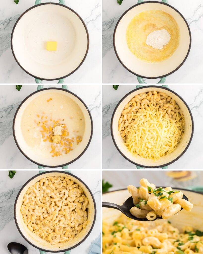 steps for mac and cheese