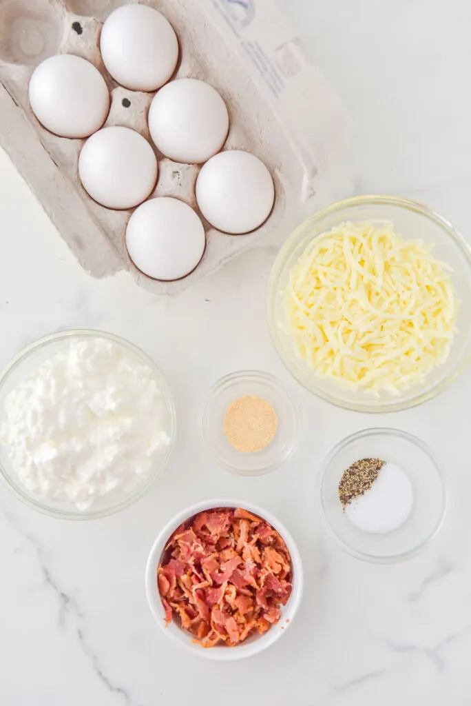 Ingredients for starbucks copycat egg bites