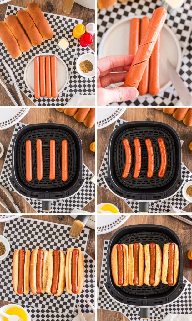 steps to make hot dogs 